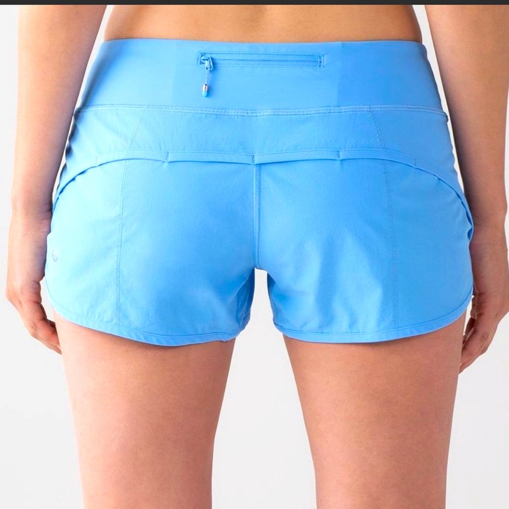 Lululemon Speed Up Shorts - Aero Blue